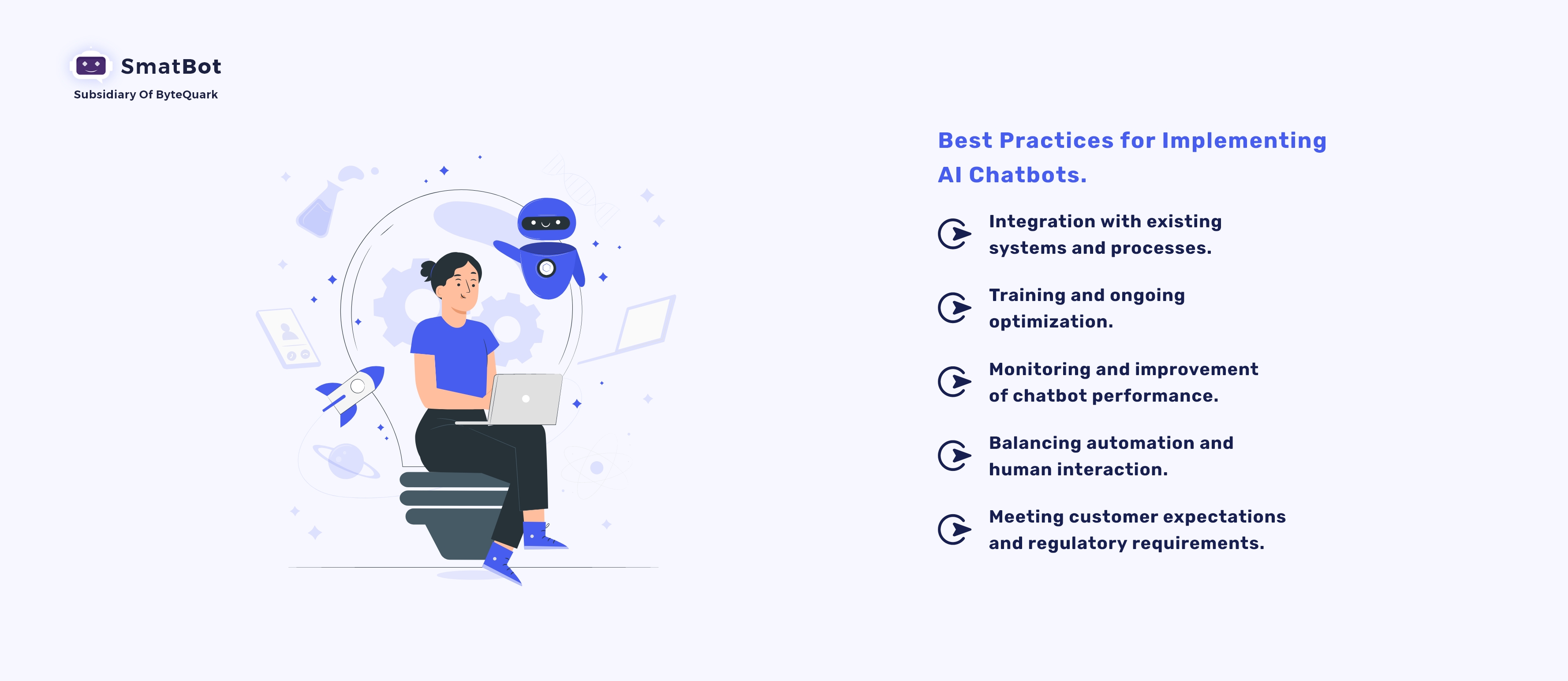 best practices of implementing AI chatbots